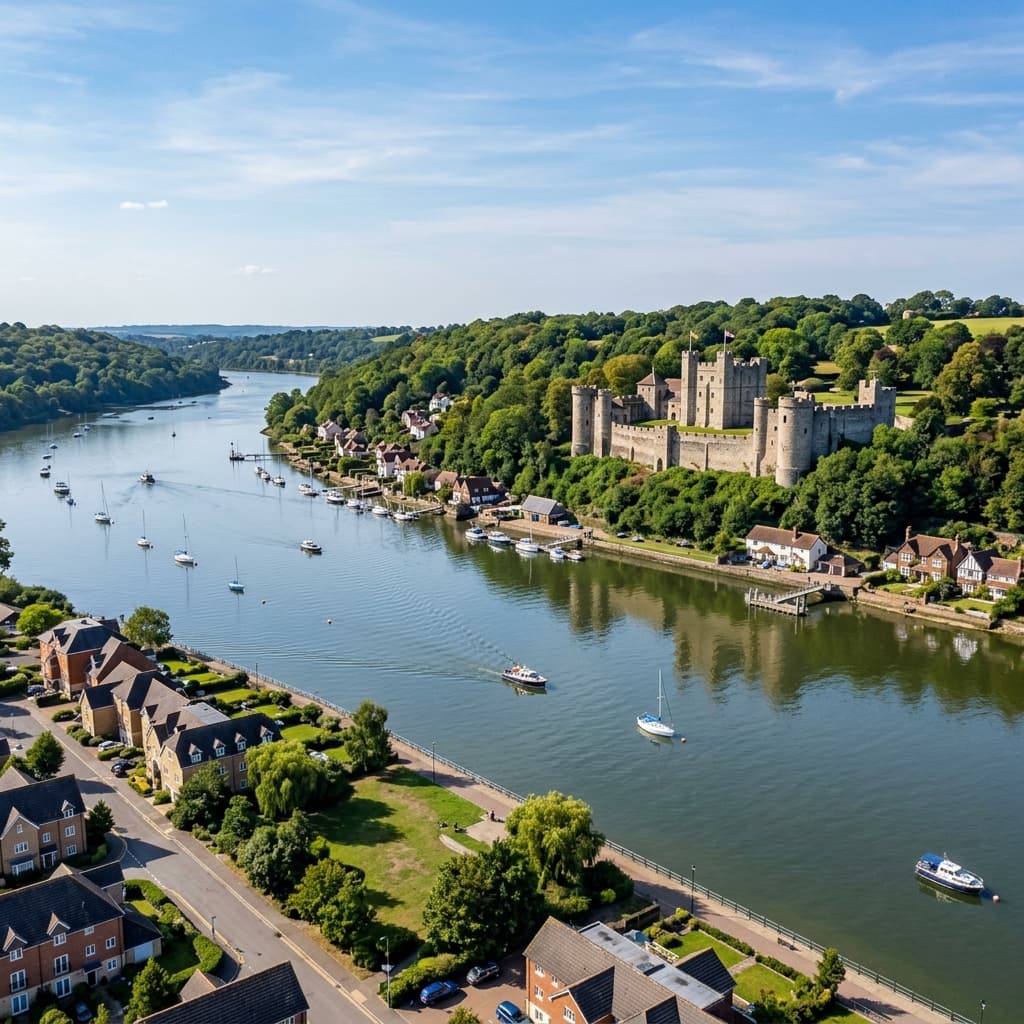 Upnor Castle across the River Medway